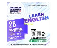 - Anglais pour débutants - Adultes Institut Américain TEMARA